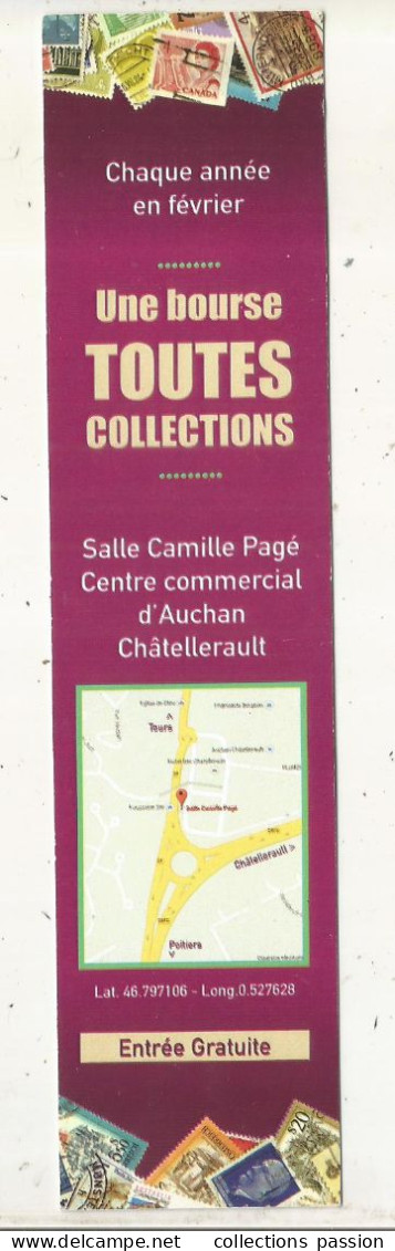 Marque-pages, BOURSE TOUTES COLLECTIONS, CHATELLERAULT,  2 Scans ,frais Fr 1.65 E - Bookmarks