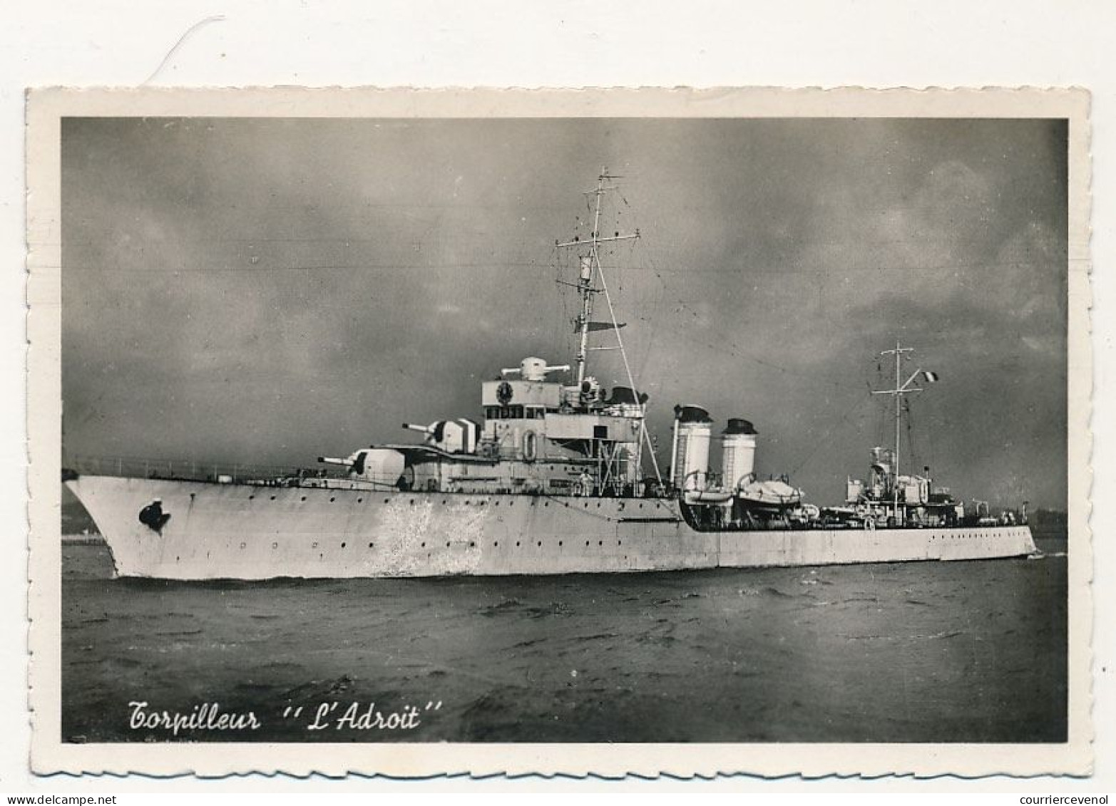 CPSM - Torpilleur "L' ADROIT" - Warships