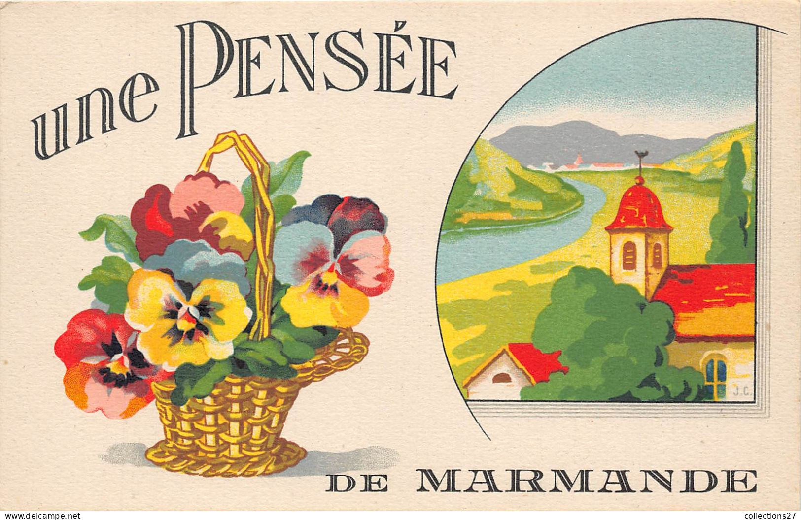 47-MARMANDE-UNE PENSEE DE MARMANDE - Marmande
