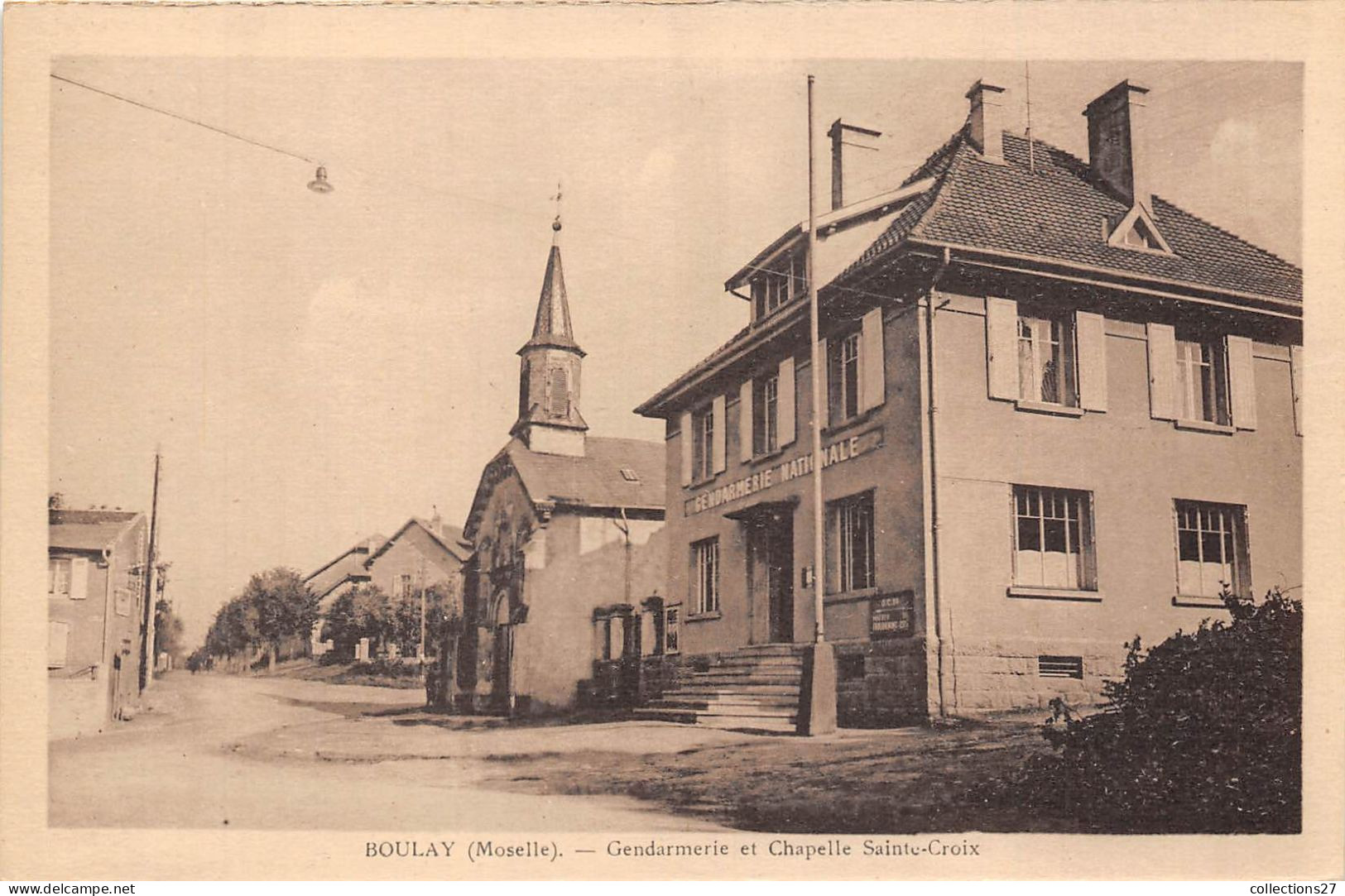 57-BOULAY- GENDARMERIE ET CHAPELLE SAINTE-CROIX - Boulay Moselle