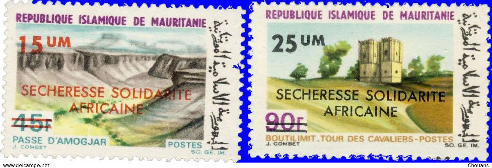 Mauritanie 1975 ~ YT 337 à 38** - Sécheresse - Mauritanie (1960-...)