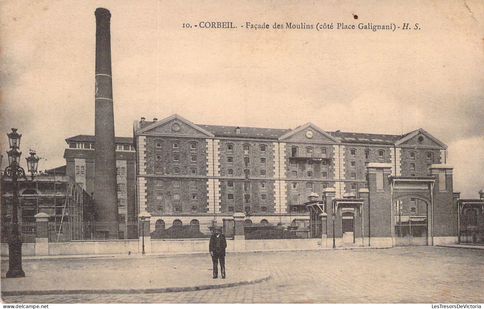 FRANCE - 91 - CORBEIL - Façade Des Moulins ( Côté Place Galignani ) - H S - Carte Postale Ancienne - Montgeron