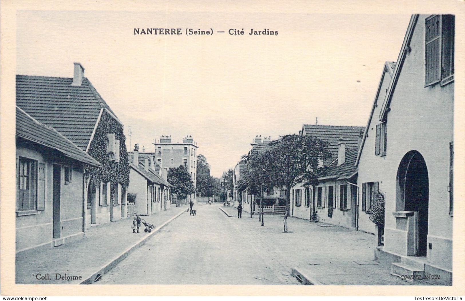 FRANCE - 92 -NANTERRE - Cité Jardins - Carte Postale Ancienne - Nanterre