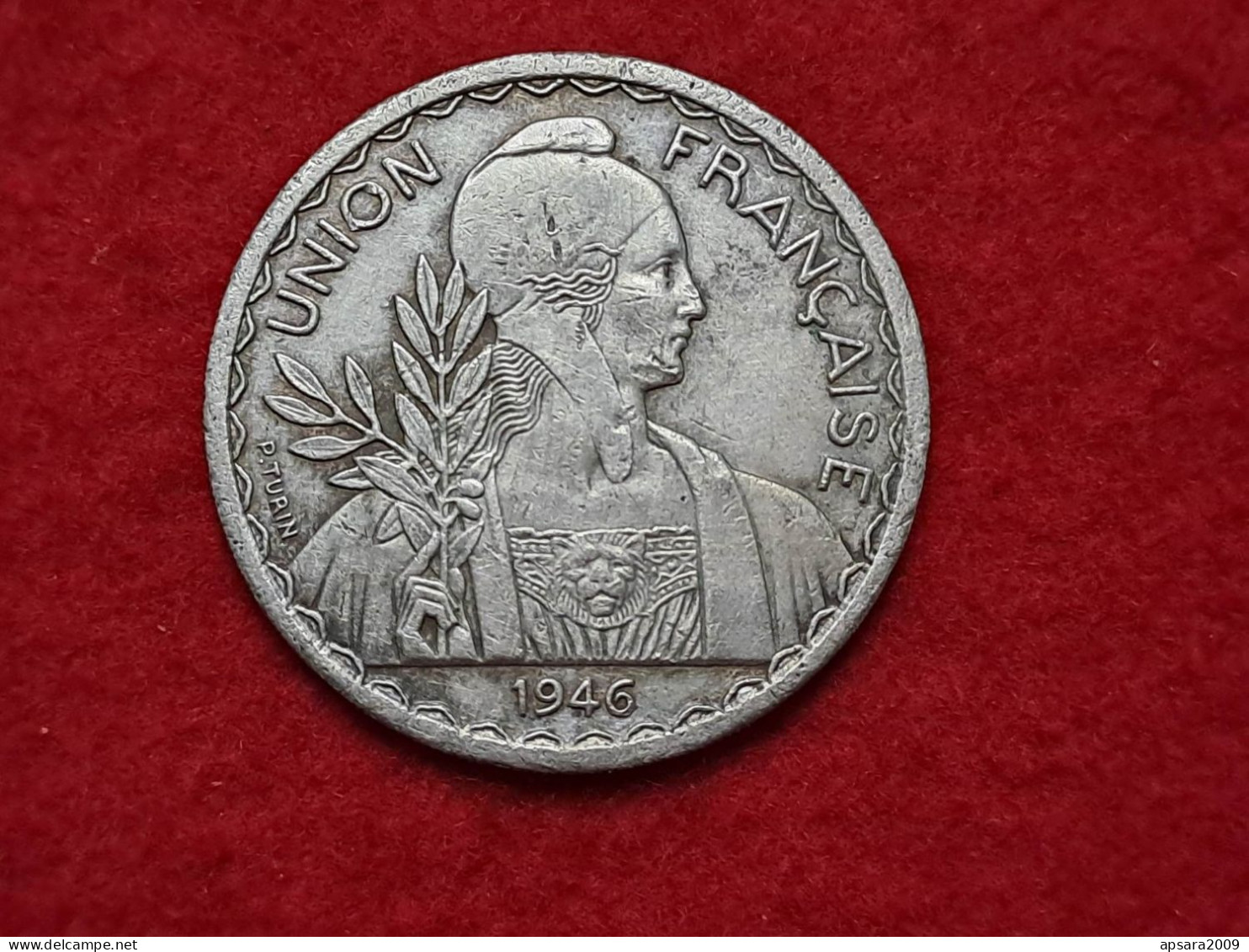 CAMBODGE / CAMBODIA/ Coin Indochine 1946 - Cambogia