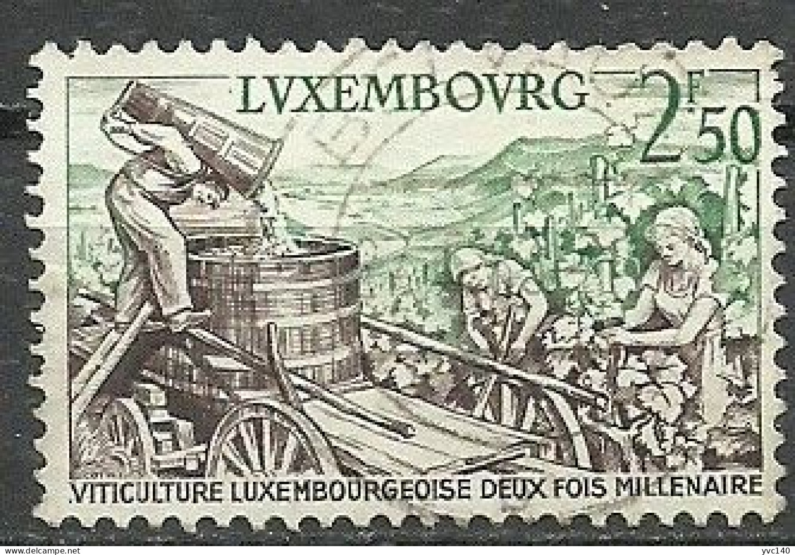 Luxembourg ; 1958 Bimillenary Of Moselle Wine Industry - Vins & Alcools