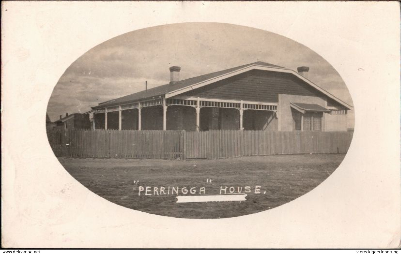 ! 1943 Old Photo Postcard, Foto Perringga House, Port Noarlunga, South Australia, Australien, KGF Lager ? - Altri & Non Classificati