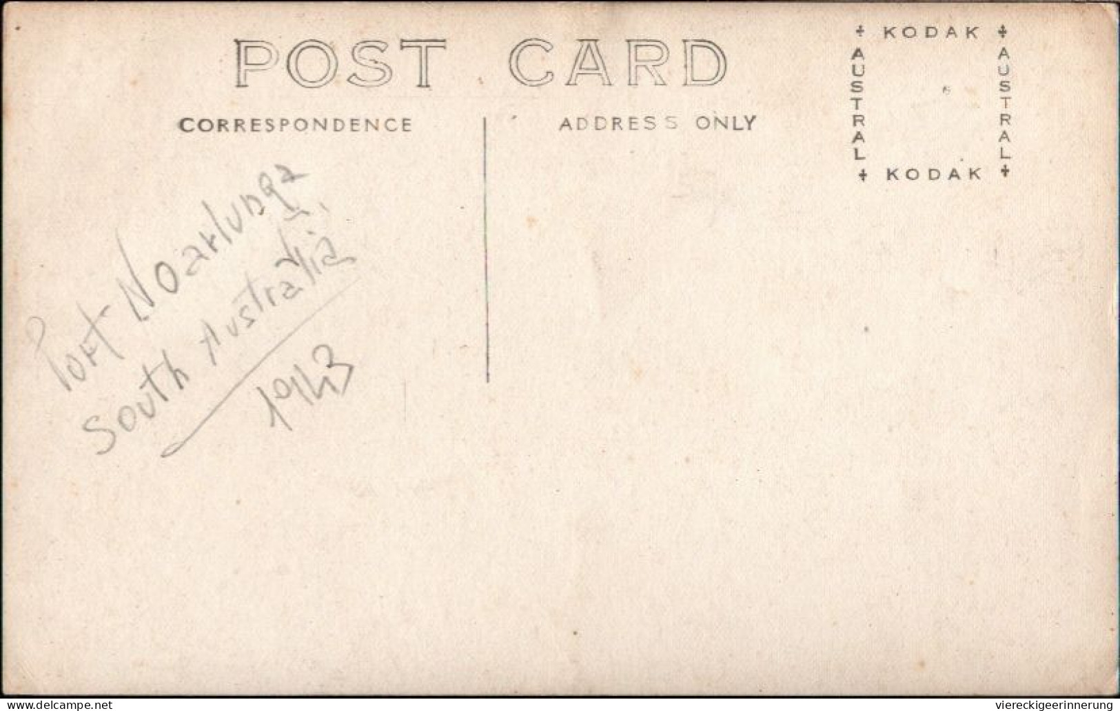 ! 1943 Old Photo Postcard, Foto Perringga House, Port Noarlunga, South Australia, Australien, KGF Lager ? - Other & Unclassified