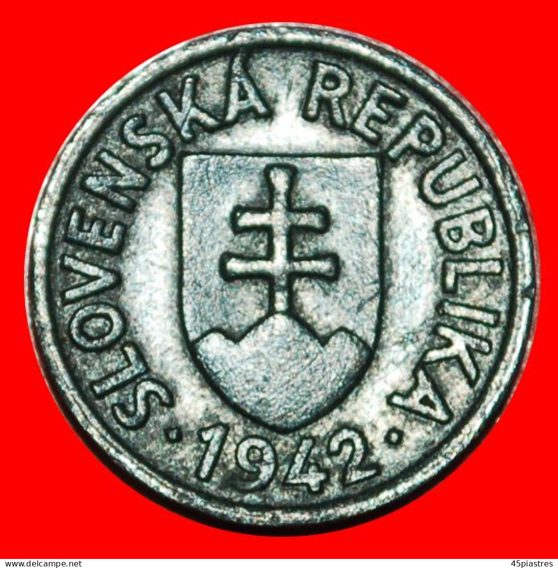 * RARITY: SLOVAKIA  5 HELLER 1942 WAR TIME (1939-1945)! · LOW START! · NO RESERVE!!! - Altri & Non Classificati