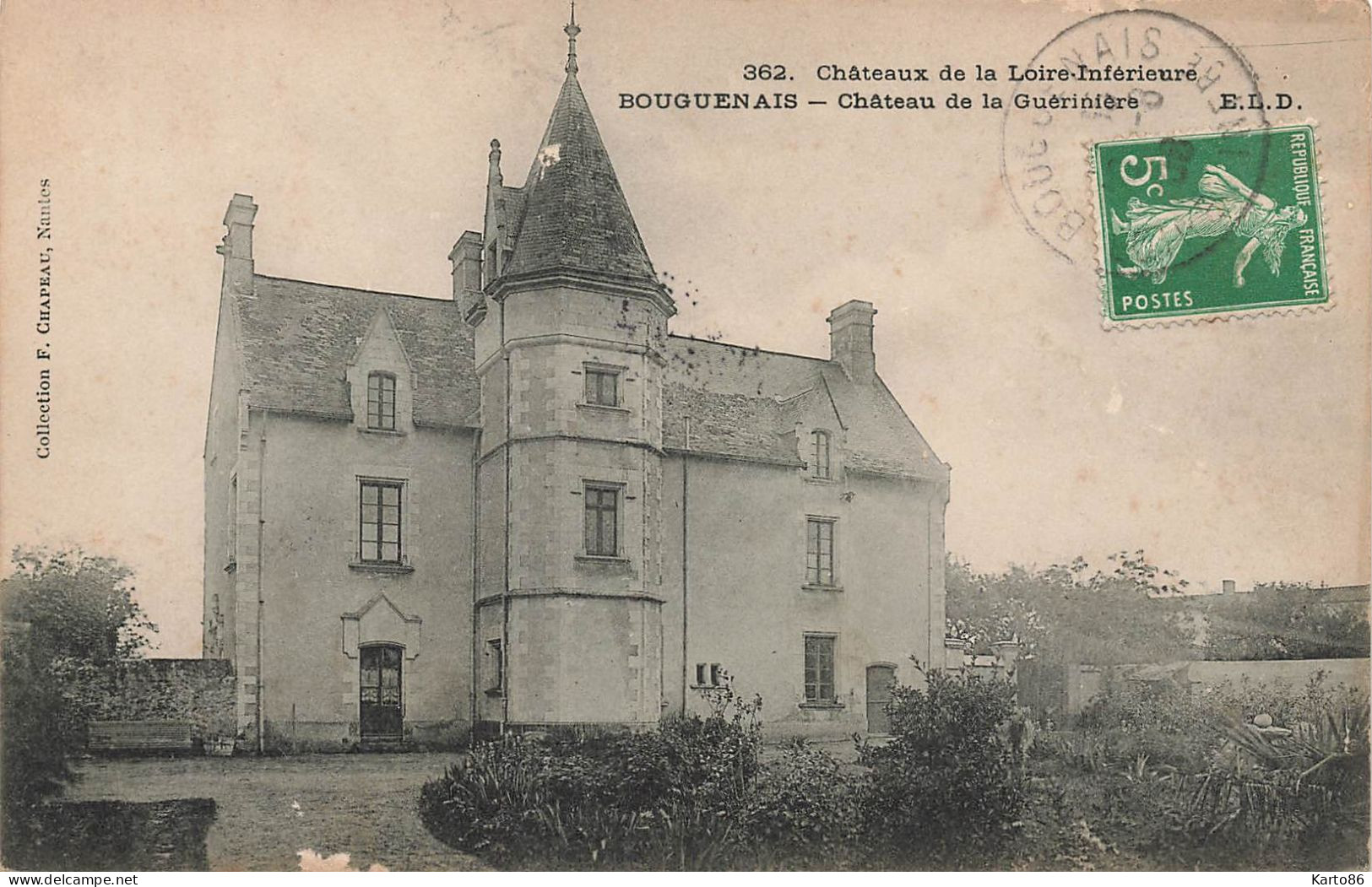 Bouguenais * Le Château De La Guérinière * Châteaux De La Loire Inférieure N°362 - Bouguenais