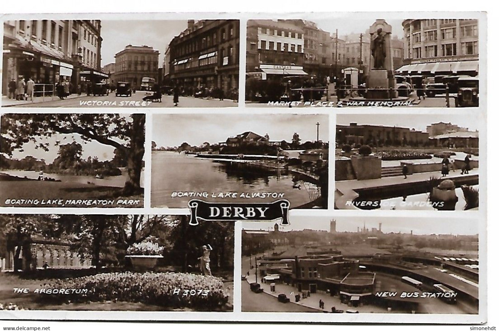 DERBY - Multivues - Multiview - Derbyshire