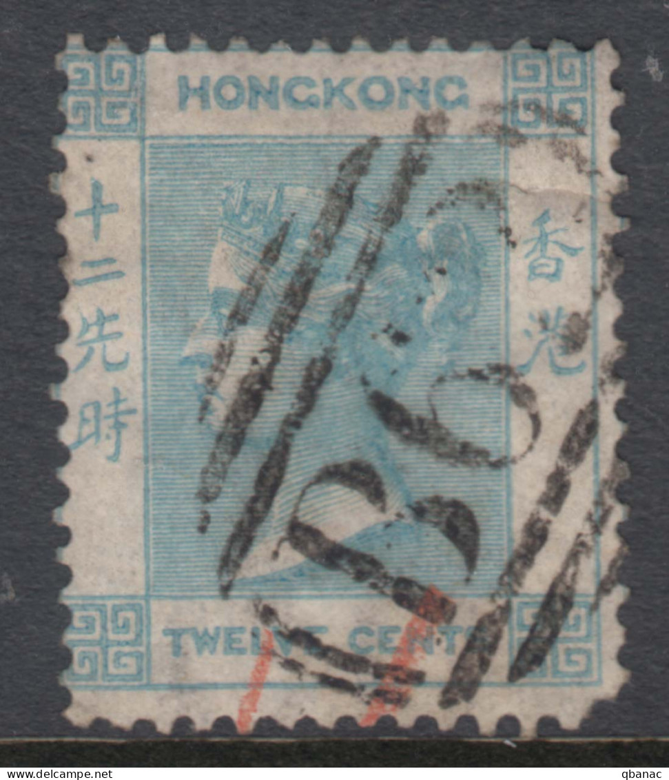 Hong Kong 1863 Mi#12 Used - Usati