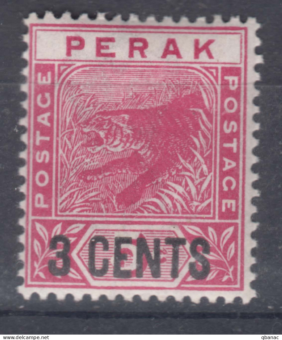 Malaya Perak 1895 Mi#18 Mint Hinged - Perak