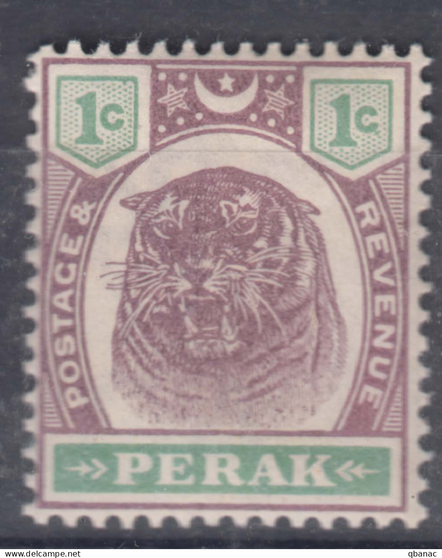 Malaya Perak 1895 Mi#19 Mint Hinged - Perak