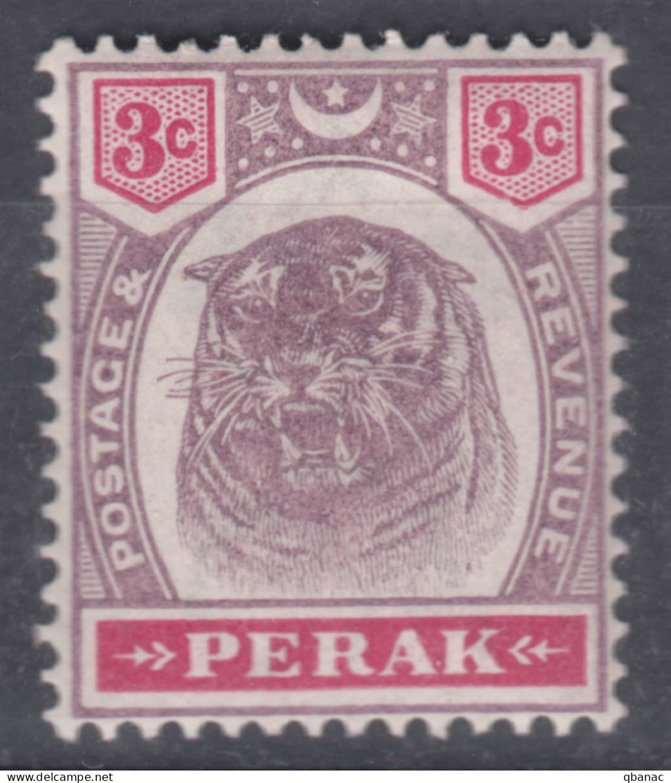 Malaya Perak 1895 Mi#21 Mint Hinged - Perak