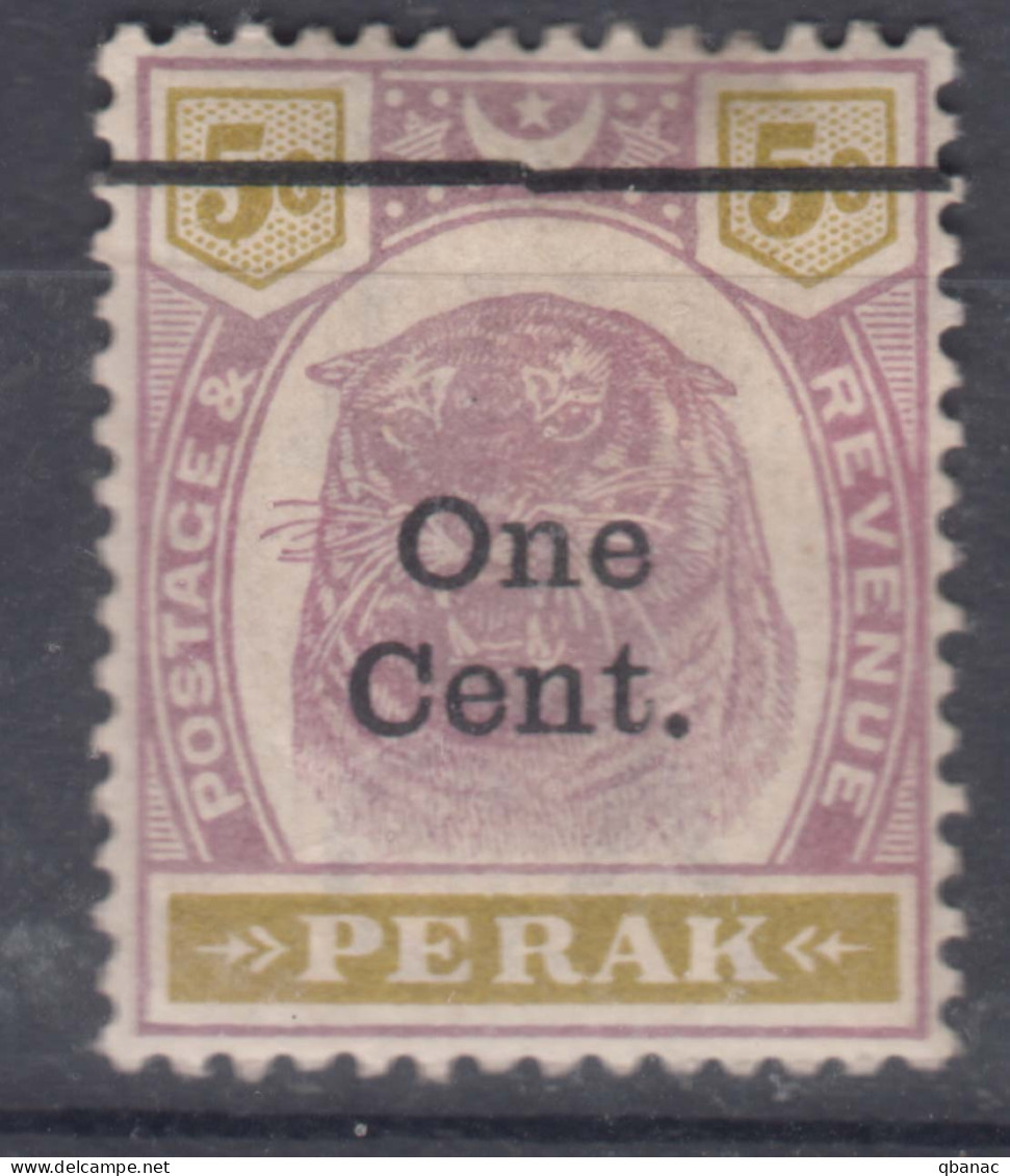 Malaya Perak 1899 Mi#36 Mint Hinged - Perak