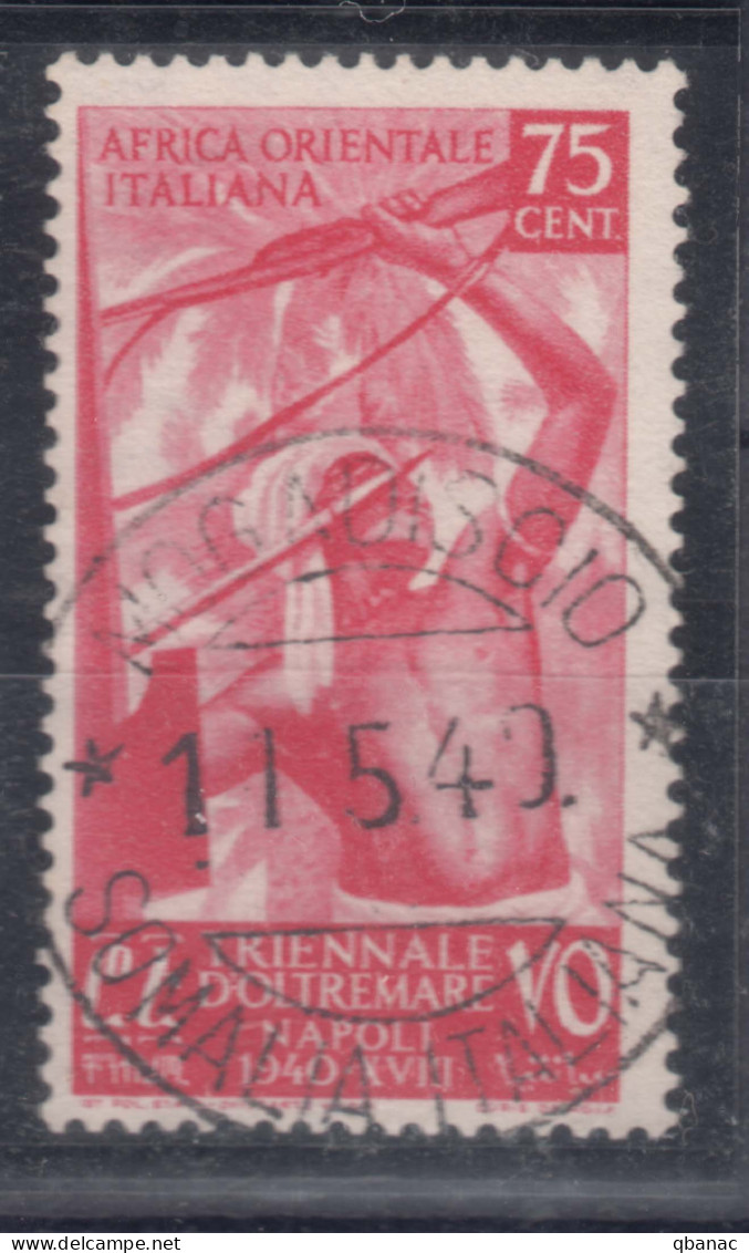 Italy Colonies East Africa 1940 Sassone#31 Used - Afrique Orientale Italienne