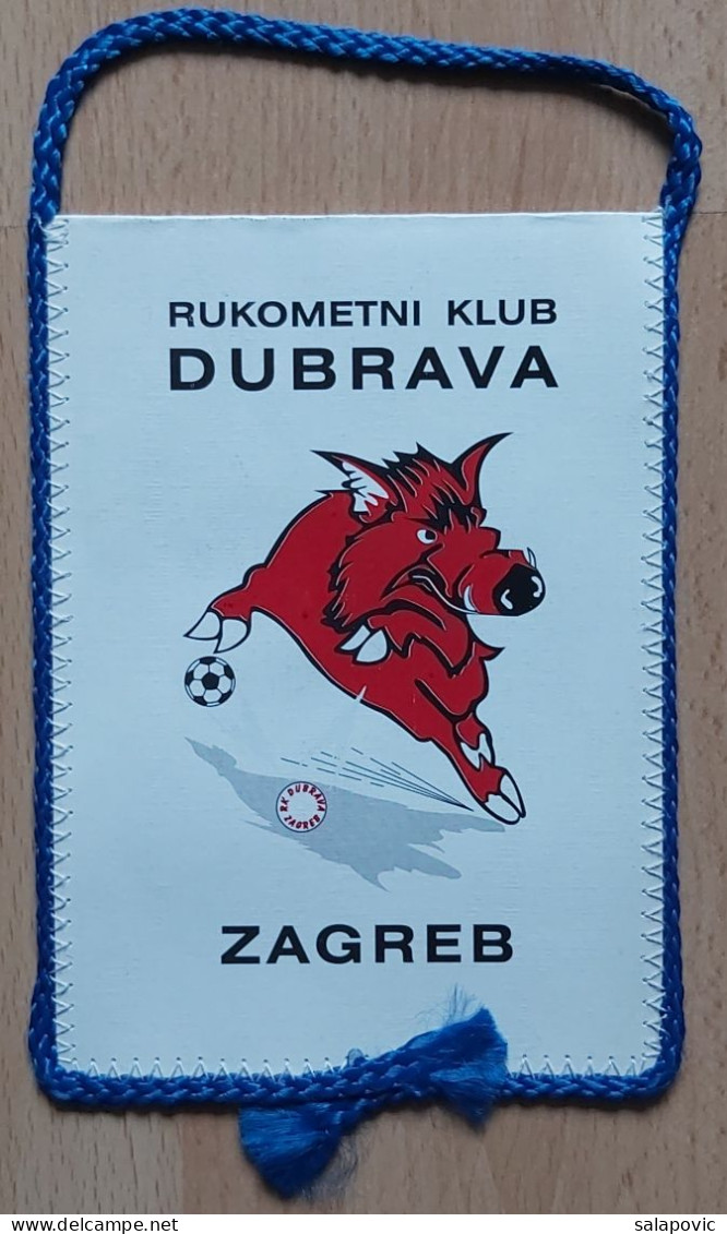 RK Dubrava Zagreb Handball Club PENNANT, SPORTS FLAG ZS 2/7 - Handbal