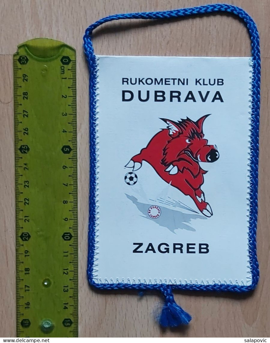 RK Dubrava Zagreb Handball Club PENNANT, SPORTS FLAG ZS 2/7 - Handbal