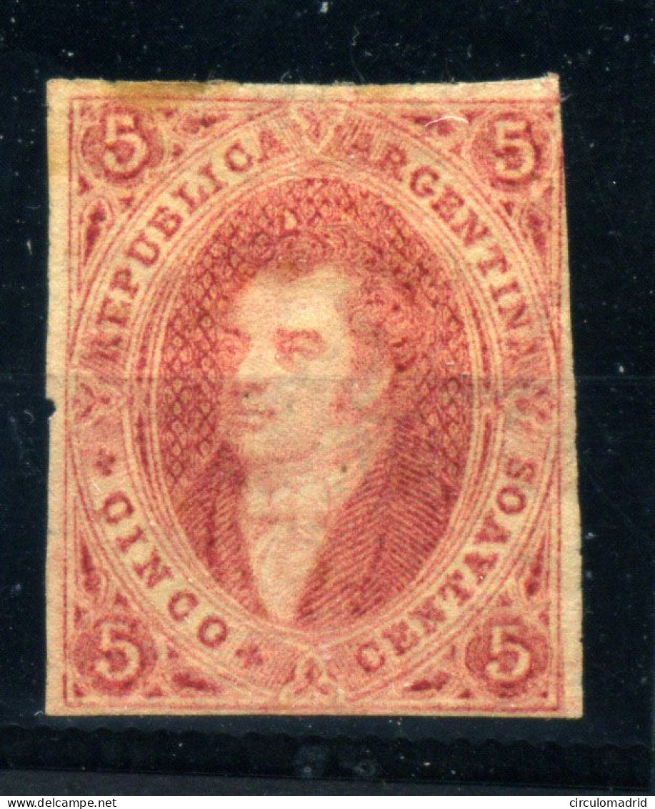 Argentina Nº 8* . Año 1864/67 - Unused Stamps