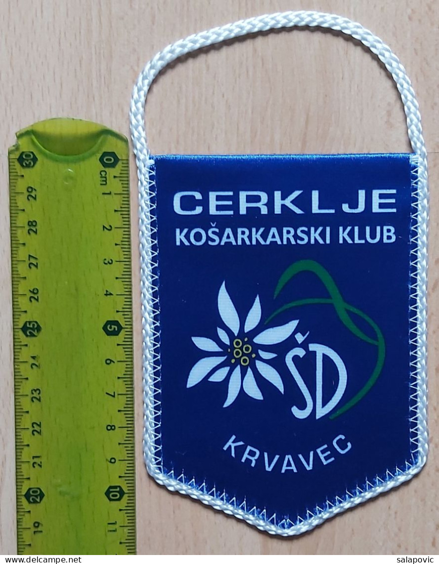 Cerklje Krvavec Slovenia Basketball Club PENNANT, SPORTS FLAG ZS 2/8 - Kleding, Souvenirs & Andere