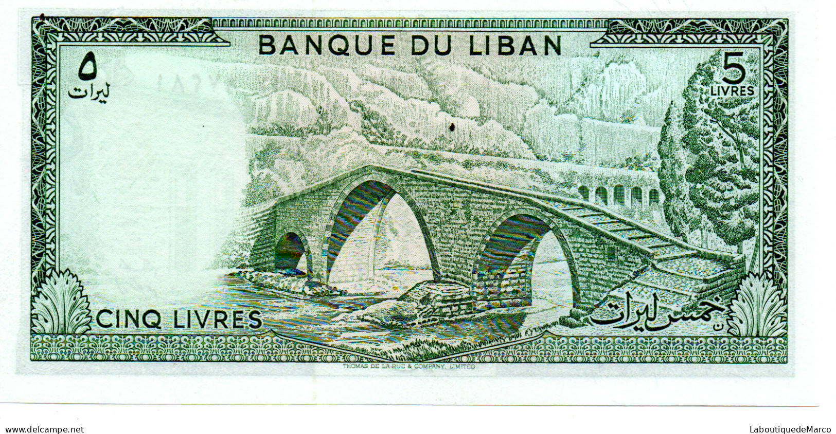 Liban - Pk N° 62 - 5 Livres - Liban