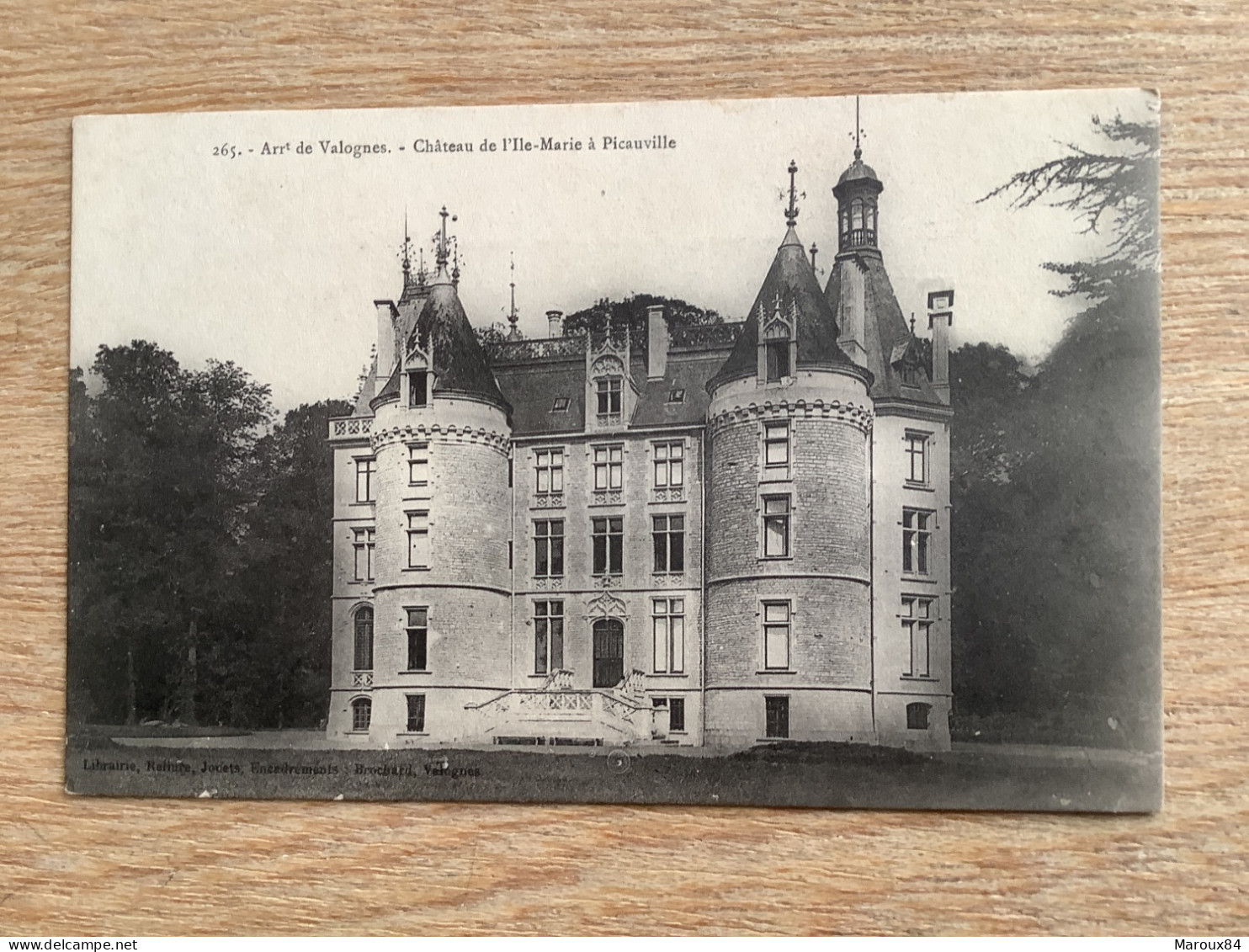 50/ Arr De Valognes Chateau De L’île Marie A Picauville - Música Del Mundo