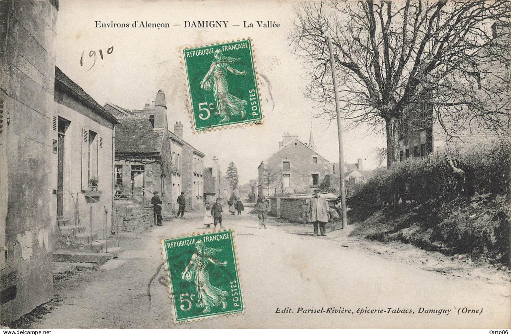 Damigny * La Vallée * Rue Village Villageois - Damigny