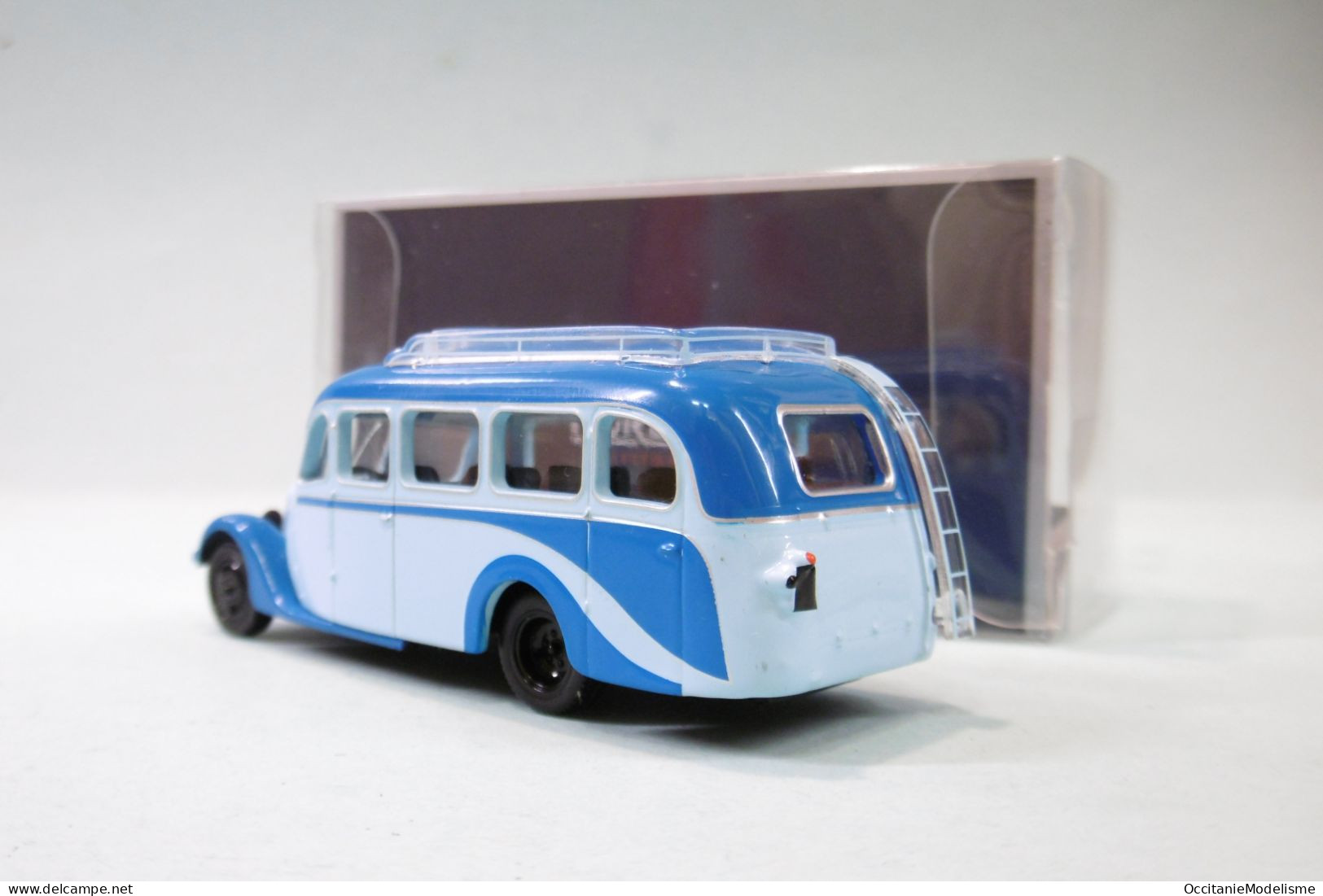 Norev - AUTOCAR CITROEN U23 1947 Bleu Neuf HO 1/87 - Road Vehicles