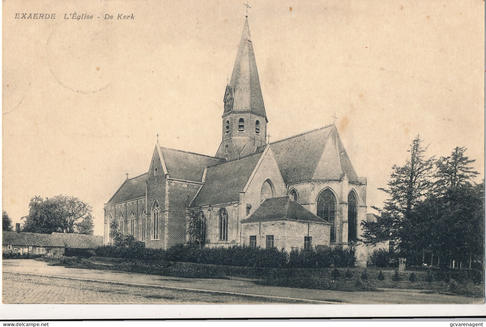 EXAARDE  DE KERK            2 SCANS - Lochristi