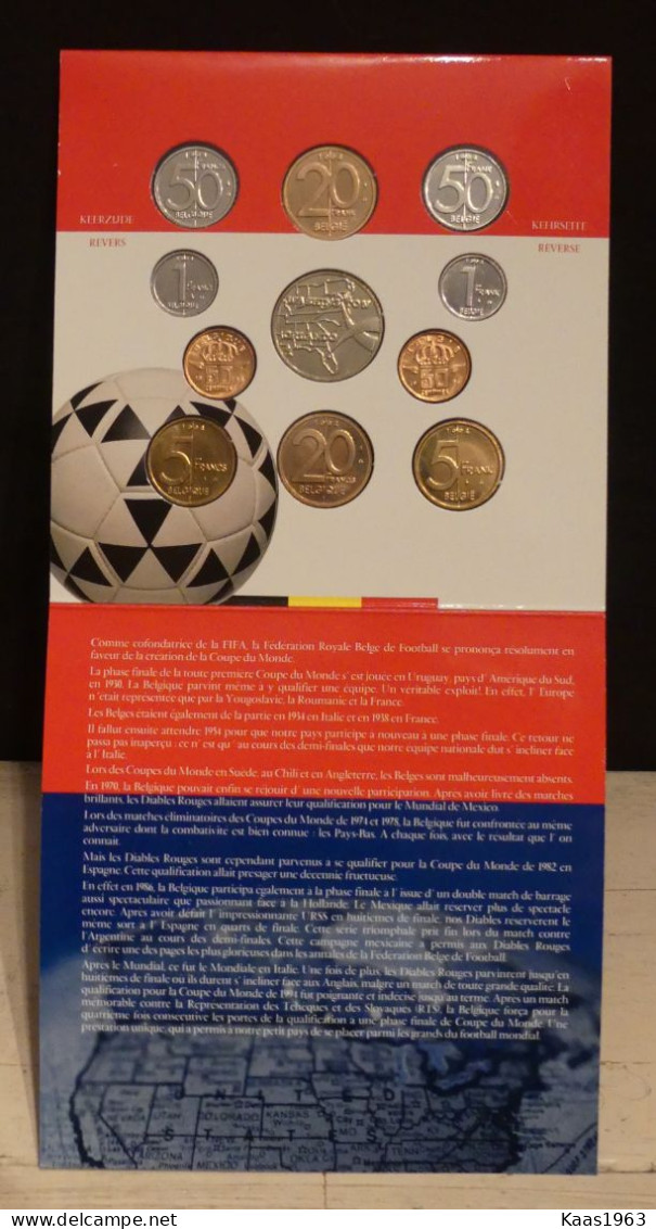 MONNAIE ROYAUME DE BELGIQUE COUPE DU MONDE DE FOOTBALL. - Sammlungen