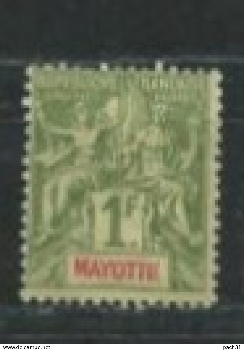 Mayotte N° YT 13 * - Used Stamps