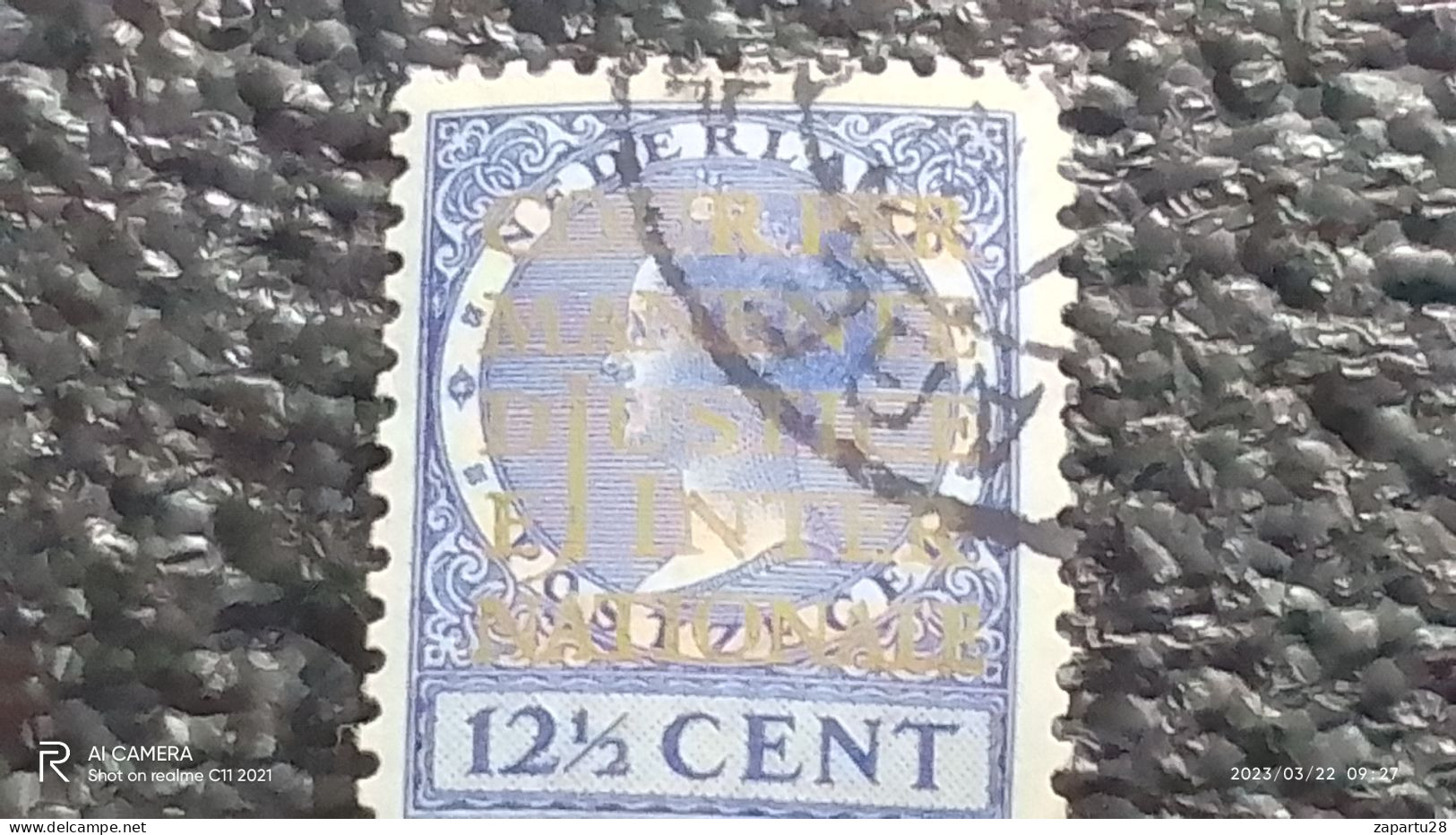 HOLLANDA- 1920-40        35C   RESMİ PUL  USED- - Servizio