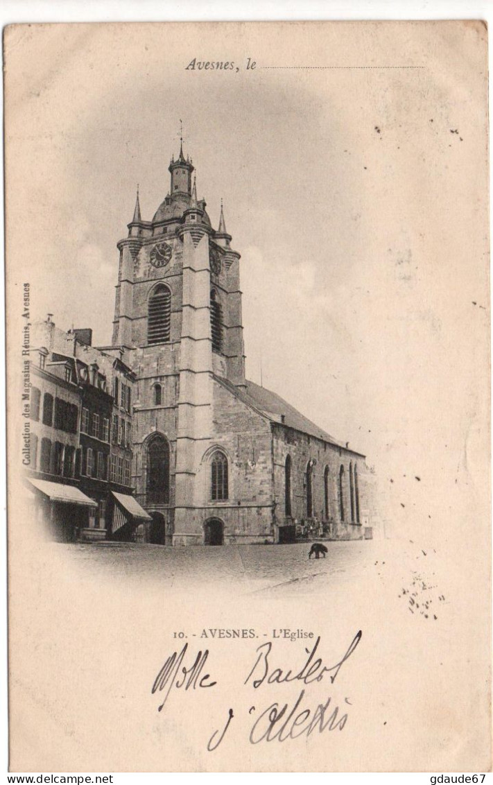 AVESNES SUR HELPE (59) - L'EGLISE - Avesnes Sur Helpe