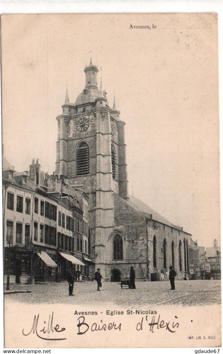 AVESNES SUR HELPE (59) - L'EGLISE - Avesnes Sur Helpe