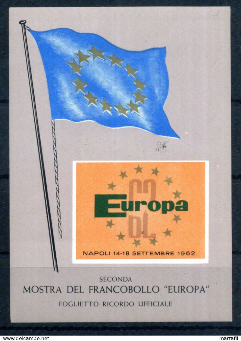 ERINNOFILIA / Europa 62 Europa-CEPT, Seconda Mostra Del Francobollo Europa - Vignetten (Erinnophilie)