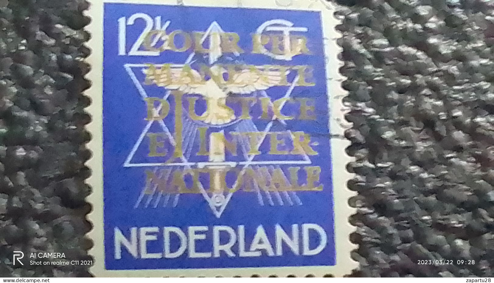HOLLANDA- 1920-40        12.50  RESMİ PUL  USED- - Servicios