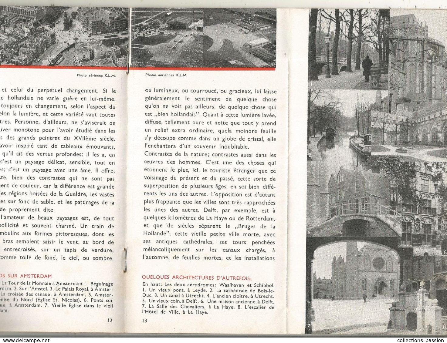 Publicité, L'APPEL DE LA HOLLANDE, 23 Pages, Plan ,photographies, 2 Scans, Frais Fr 3.65 E - Advertising