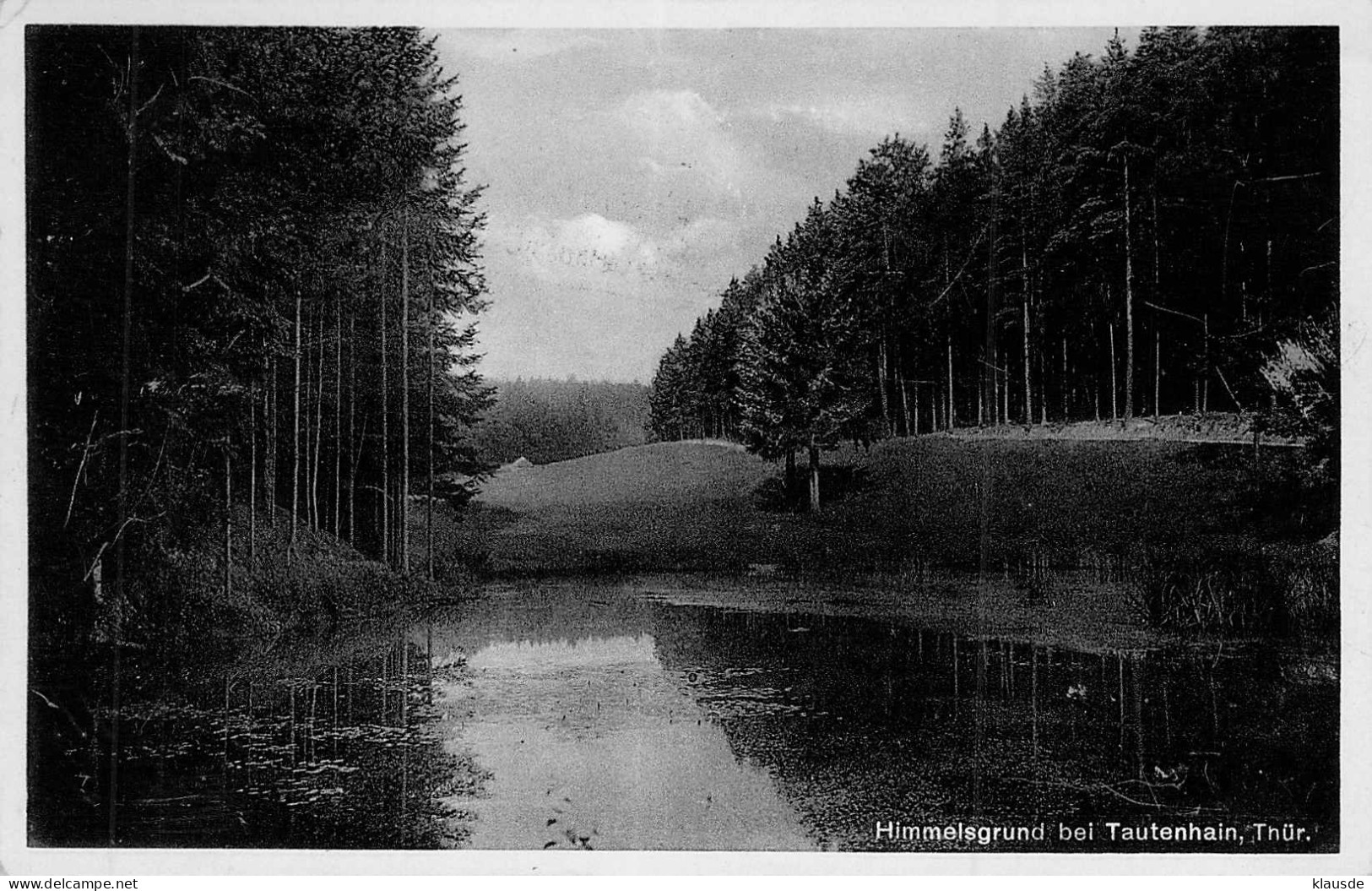 Himmelsgrund Bei Tautenhain (Thür) Gel.1937 Briefstempel Bad Klosterlausnitz - Bad Klosterlausnitz