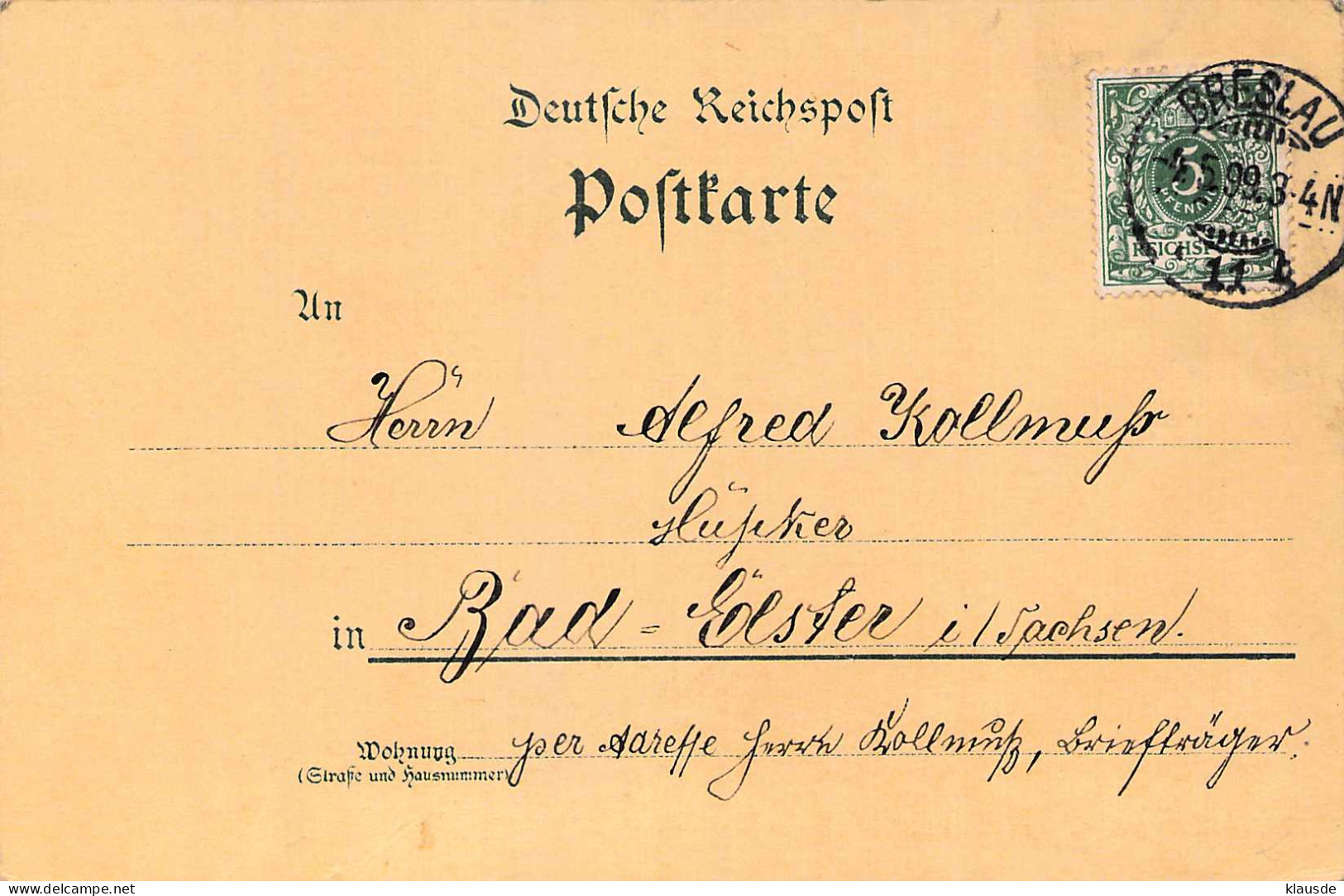 Gruß Aus Breslau - Liebichshöh Gel.1899 - Schlesien