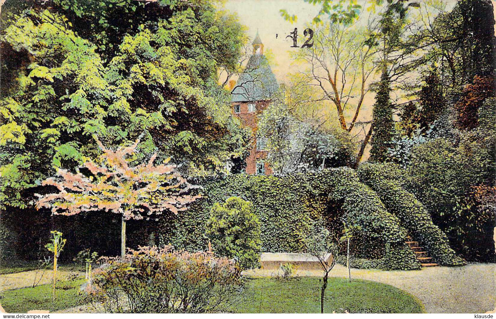 Moers - Schlossgarten Gel.1933 - Mörs