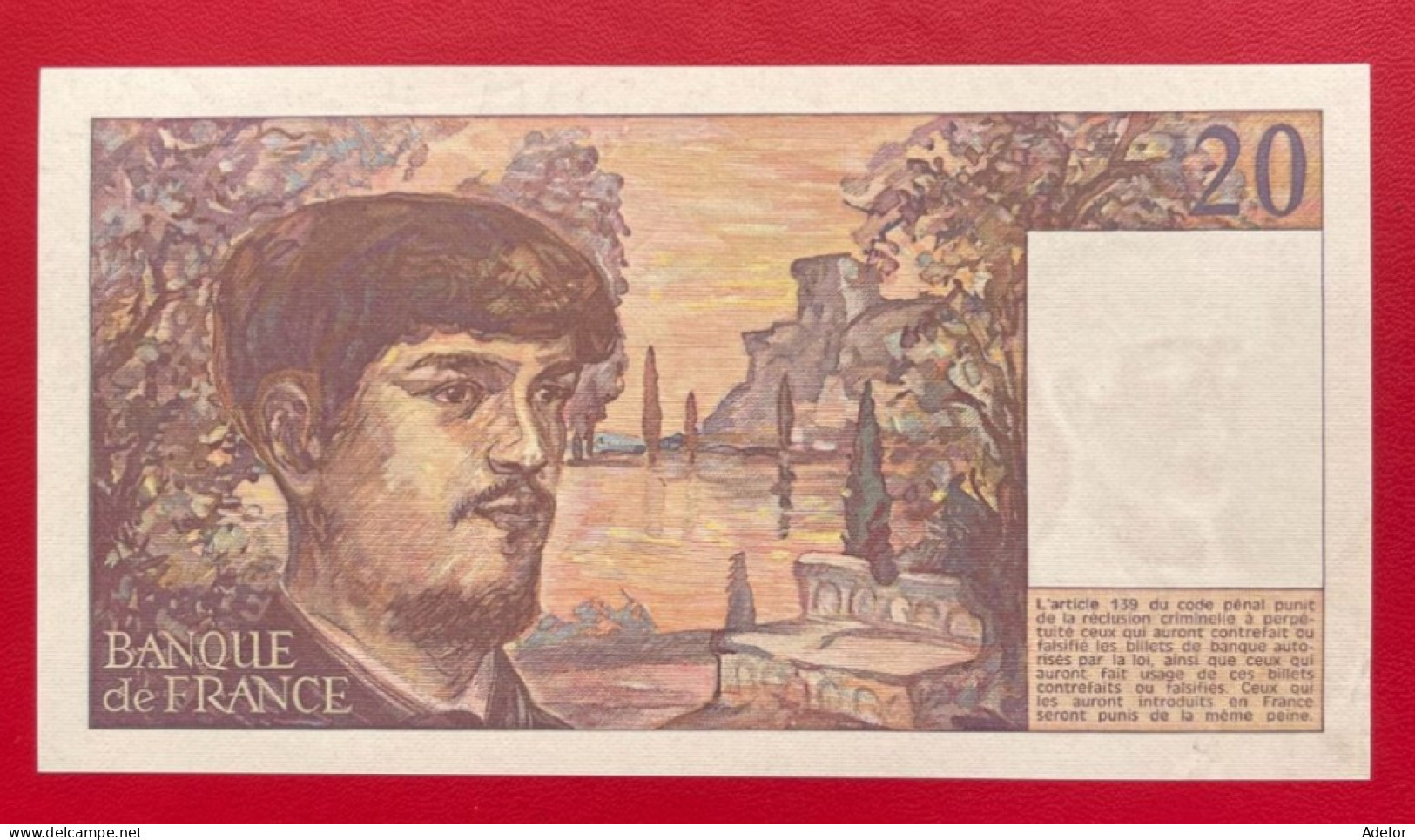 Beau Billet De 20 Francs Debussy Type 1980. 1984. SUP/SPL - 20 F 1980-1997 ''Debussy''