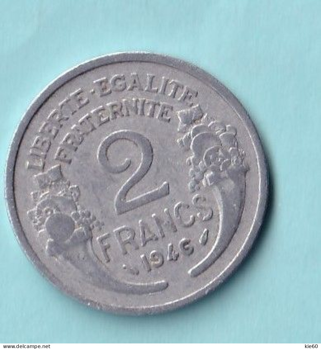 France - 1946 - 2 Francs    - KM886a1 - 2 Francs