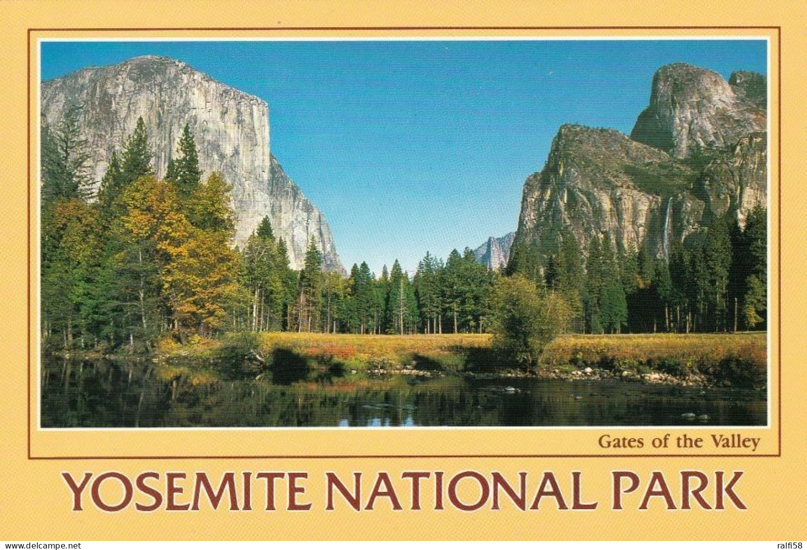 3 AK USA Kalifornien * Yosemite National Park - Yosemite Valley Half Dome Und Gates Of The Valley - UNESCO Weltnaturerbe - Yosemite