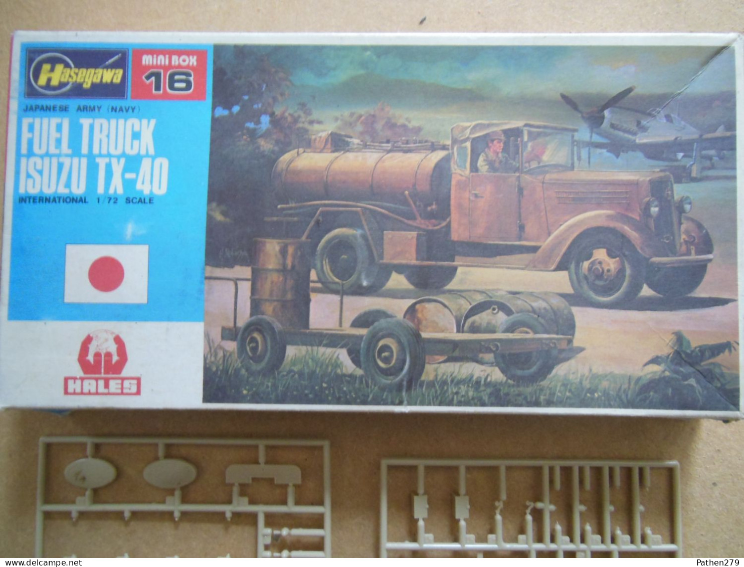 Maquette De Camion Citerne Militaire Japonais ISUZU TX-40 Au 1/72 - Fabricant Hasegawa - Incomplet - Vrachtwagens En Aanhangwagens