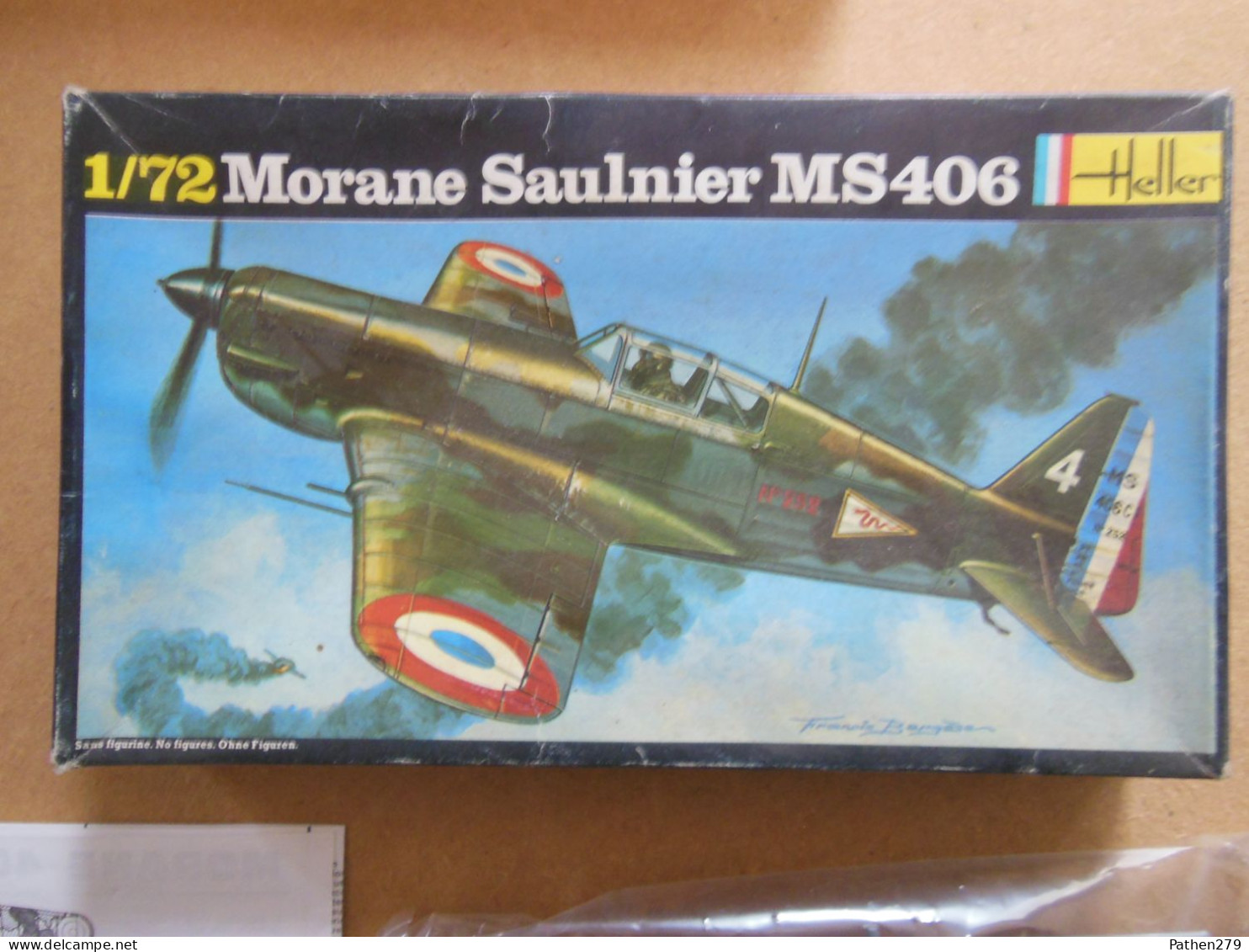 Maquette De Morane-Saulnier MS-406 Au 1/72 - Fabricant Heller - Complet - Aerei