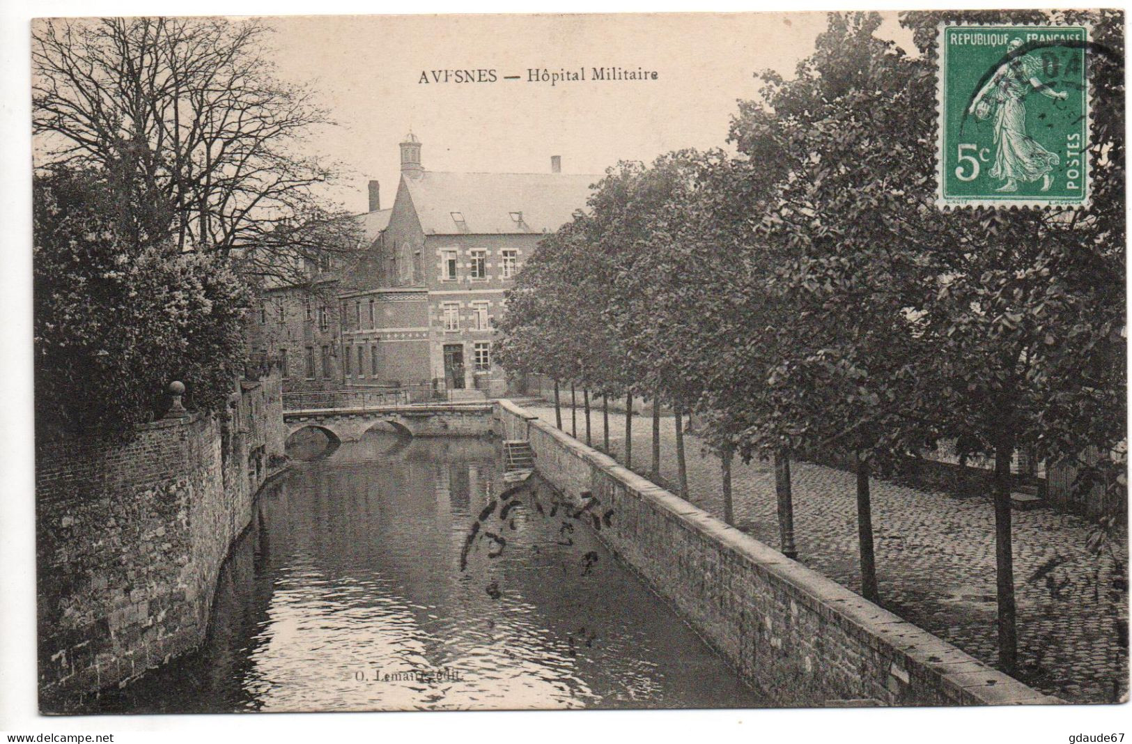 AVESNES SUR HELPE (59) - HOPITAL MILITAIRE - Avesnes Sur Helpe