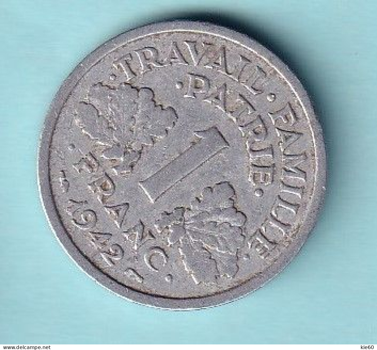 France - 1942 - 1 Francs    - KM885a1 - 1 Franc