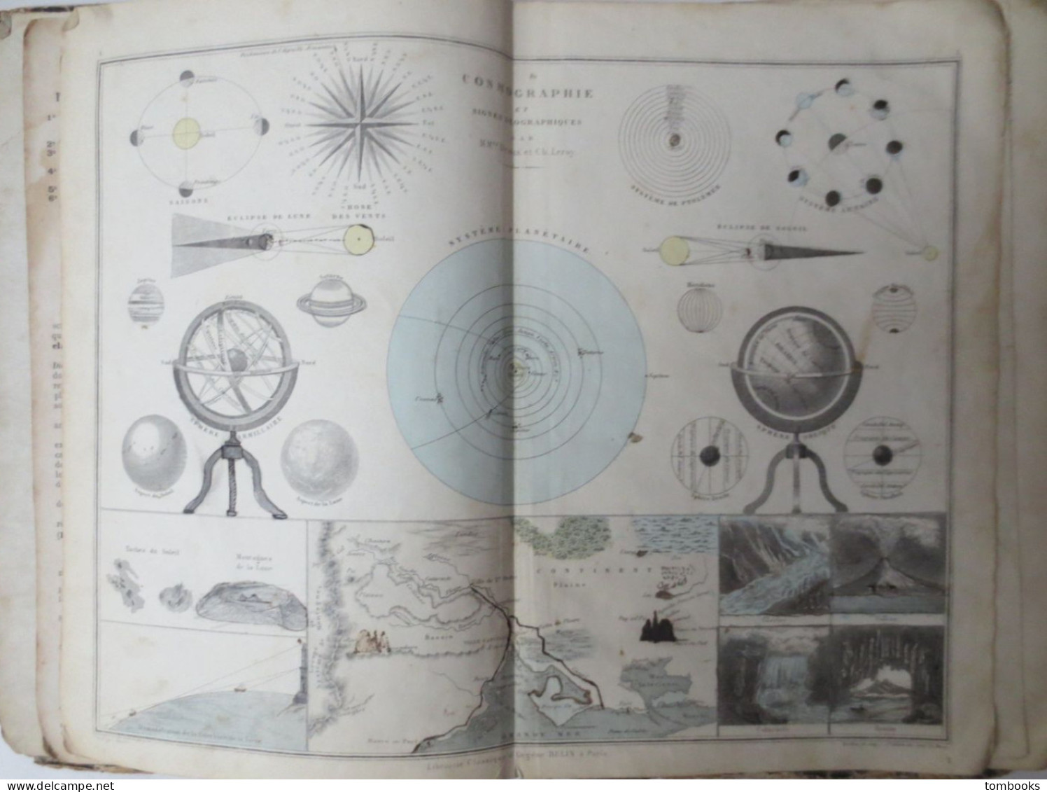 Petit Atlas - M.M Drioux Et CH . Leroy Contenant Onze Cartes Coloriées - 1897 - - Cartes/Atlas