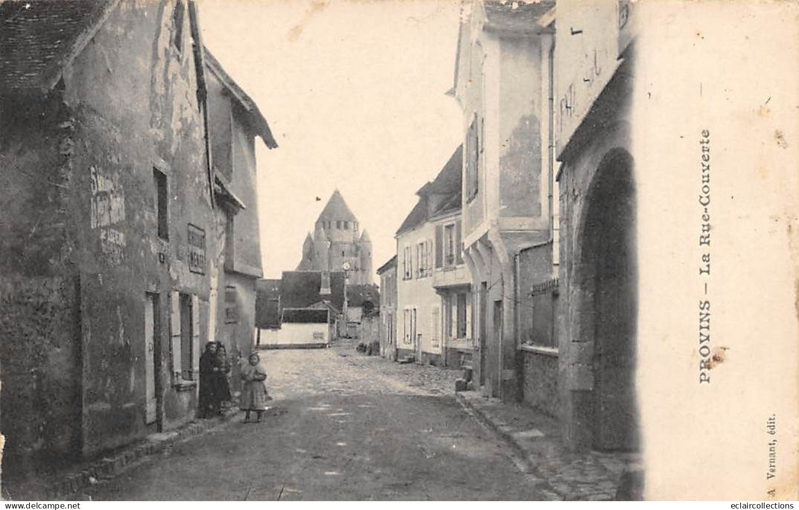 Provins           77          La Rue Couverte        (voir Scan) - Provins