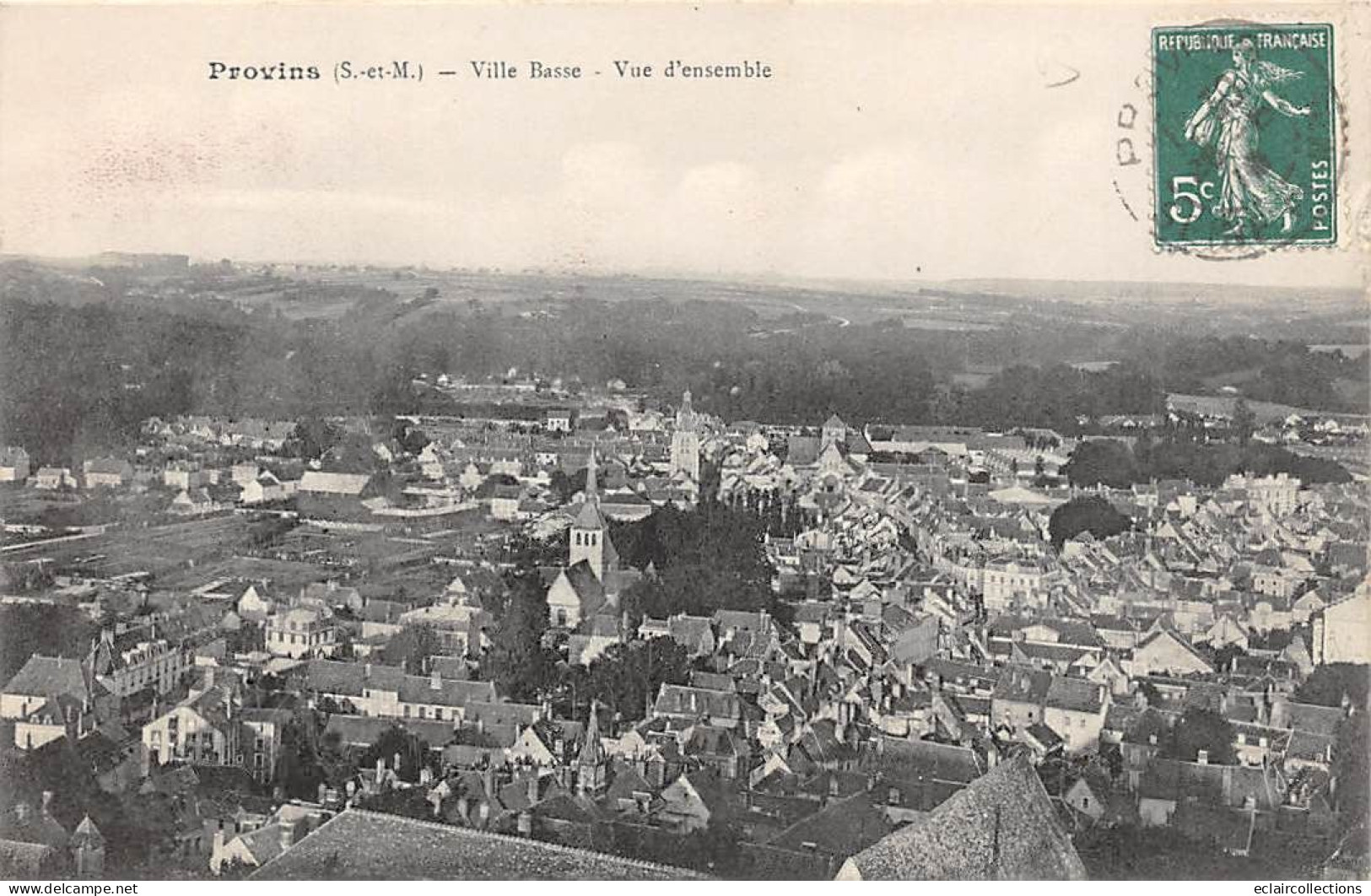 Provins           77          Ville Basse. Vue D'ensemble    (voir Scan) - Provins